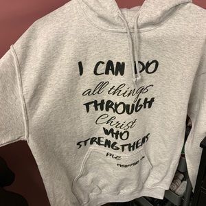 Sweatshirts and tee shirts